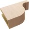 Ekena Millwork 4in. W x 8in. H x 12in. L Del Monte Woodgrain TimberThane Rafter Tail, Primed Tan RFTUR04X08X12DELRCPR - alternate 2